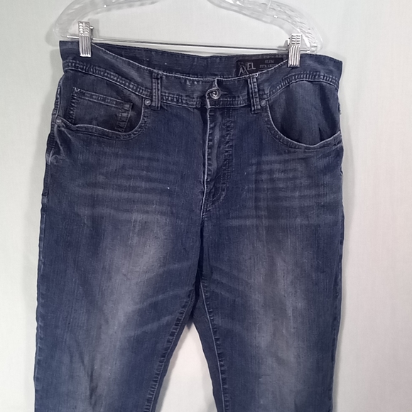 T.K.Axel Men's Slim Straight Leg Jeans Size 34x32 - Picture 5 of 7